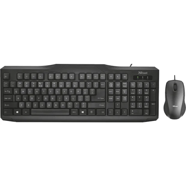 Комплект клавиатура + мышь Trust Classicline wired keyboard and mouse (21392)